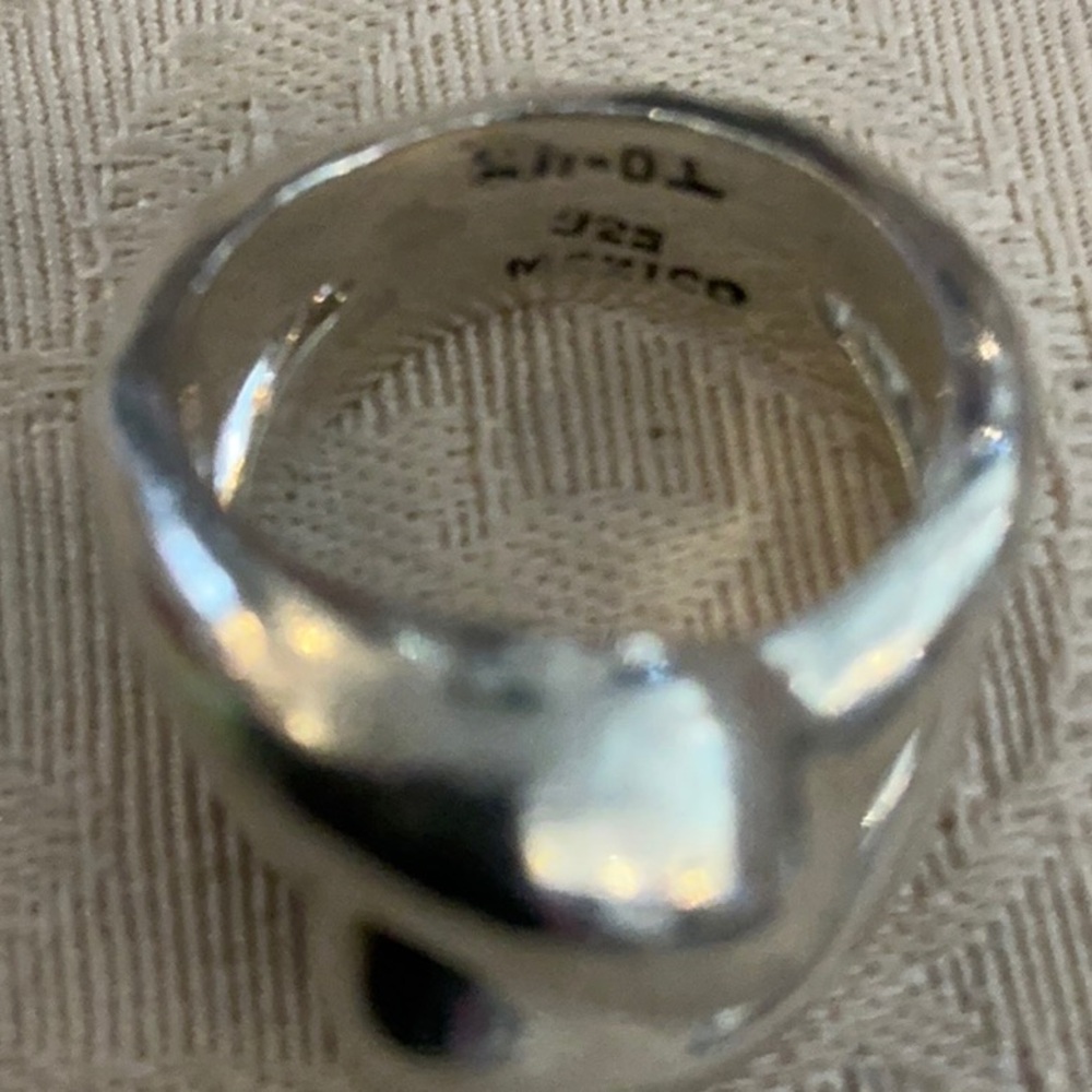Sterling Silver Ring Solid Ss Signed Taxco Mexico… - image 6